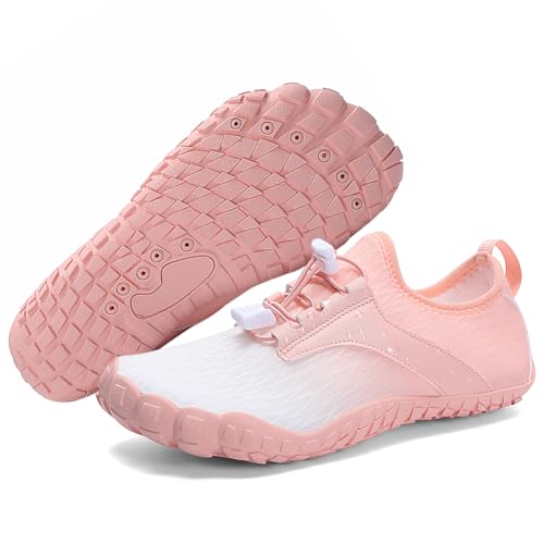 RUYI Unisex Barfußschuhe Damen Herren Wasserschuhe, Schnell Trocknend Badeschuhe, Weich Leicht Traillaufschuhe Fitnessschuhe mit rutschfest Sohle & Breiter Zehenbox RUYI Unisex Barfußschuhe Damen Herren Wasserschuhe, Schnell Trocknend Badeschuhe, Weich Leicht Traillaufschuhe Fitnessschuhe mit rutschfest Sohle & Breiter Zehenbox von RUYI