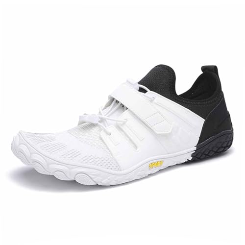 RUYI Unisex Barfußschuhe Damen Herren Wasserschuhe, Schnell Trocknend Badeschuhe, Weich Leicht Traillaufschuhe Fitnessschuhe mit rutschfest Sohle & Breiter Zehenbox von RUYI