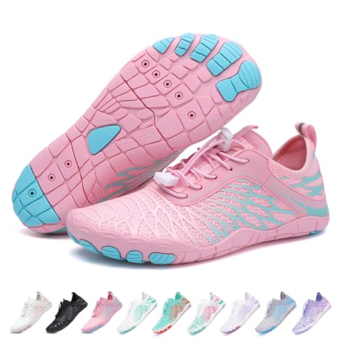 RUYI Unisex Barfußschuhe Damen Herren Wasserschuhe, Schnell Trocknend Badeschuhe, Weich Leicht Traillaufschuhe Fitnessschuhe mit rutschfest Sohle & Breiter Zehenbox RUYI Unisex Barfußschuhe Damen Herren Wasserschuhe, Schnell Trocknend Badeschuhe, Weich Leicht Traillaufschuhe Fitnessschuhe mit rutschfest Sohle & Breiter Zehenbox von RUYI