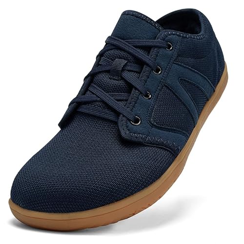 RUYI Unisex Knit Barfußschuhe Damen Herren Barfuss Schuhe, Minimalistische Walkingschuhe Traillaufschuhe, Bequem Freizeitschuhe mit Breiter Zehenbox und Zero-Drop Sohle von RUYI