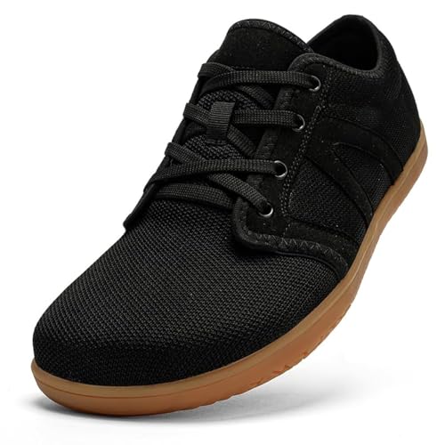 RUYI Unisex Knit Barfußschuhe Damen Herren Minimalistische Traillaufschuhe, Bequem Barfussschuhe Zero-Drop Walkingschuhe, Barfuß-Freizeitschuhe mit Breiter Zehenbox von RUYI