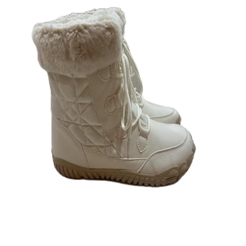 RUYI Winterstiefel Damen Warm Gefüttert Schneestiefel Wasserdicht Barfuß Winterschuhe Barfuss Schuhe Damen Winter rutschfeste Wanderschuhe von RUYI