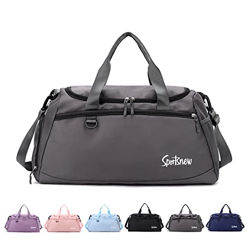 Sporttasche Reisetasche für Damen und Herren, 35L Sporttasche mit Schuhfach und Nassfach, Wasserdicht Weekender-Tasche Travel Bag Leichte Trainingstasche für Sport Gym Reise Yoga von RUYI