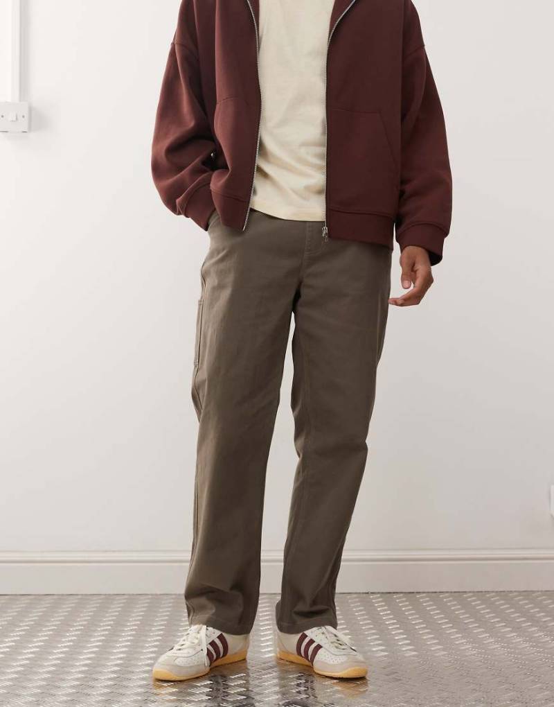 RVCA - Americana - Carpenter-Hose in Pilzbraun-Bunt von RVCA