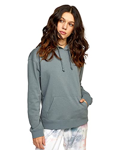 RVCA Damen Graphic Fleece Pullover Hooded Sweatshirt Kapuzenpullover, Century/Stormy Blue, L von RVCA