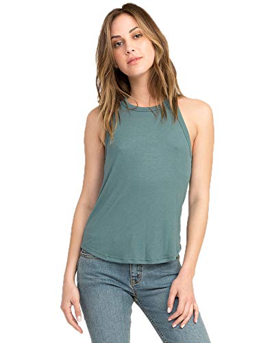 RVCA Damen Minus HIGH Neck Racer Back Tank T-Shirt, Kiefernbaum, X-Klein von RVCA