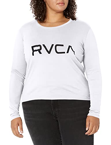 RVCA Damen T-Shirt, Big weiß, Klein von RVCA
