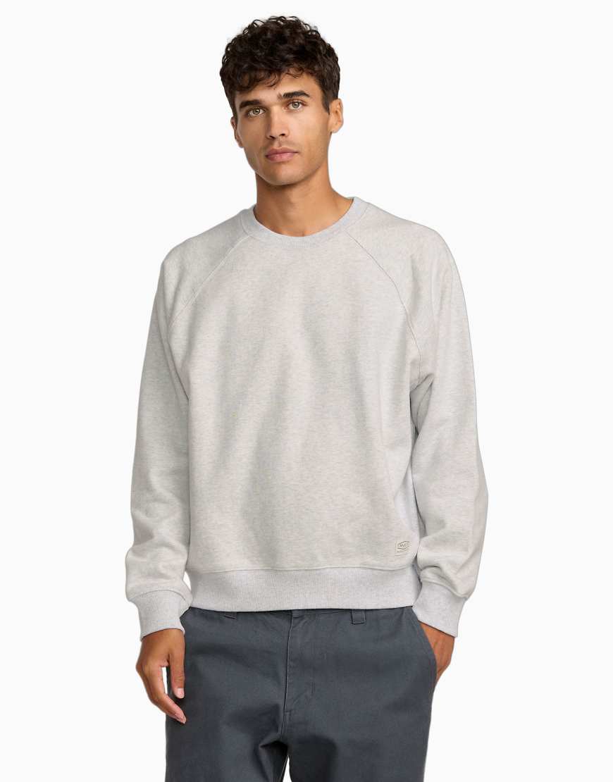 RVCA - Dayshift 2 - Sweatshirt in Asch-Heidegrau von RVCA