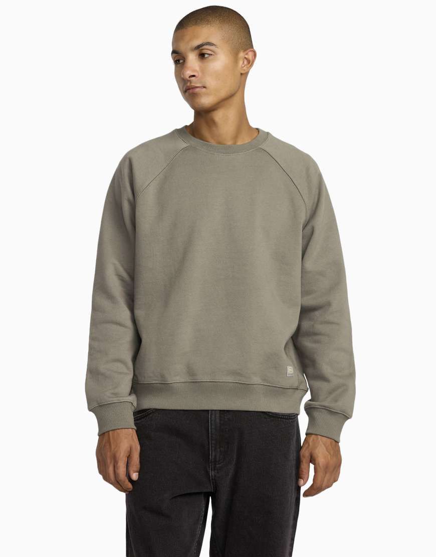 RVCA - Dayshift 2 - Sweatshirt in Pilzbraun-Bunt von RVCA