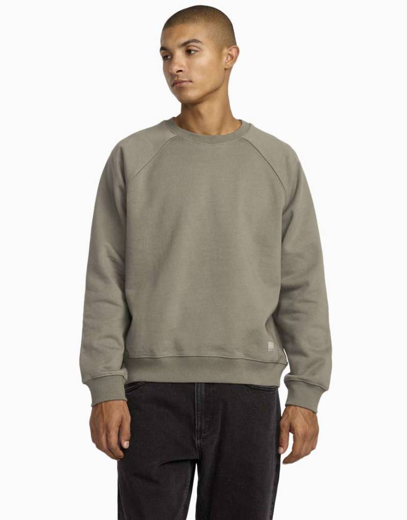 RVCA - Dayshift 2 - Sweatshirt in Pilzbraun-Bunt von RVCA