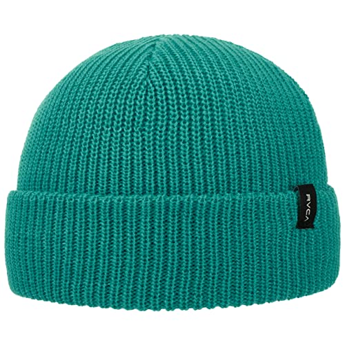 RVCA Dayshift Beanie Strickmütze Umschlagmütze Wintermütze (One Size - türkis) von RVCA