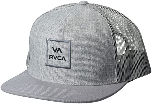 RVCA Herren Verstellbare Snapback Baseballkappe, Trucker/Grey Heather, Einheitsgröße von RVCA