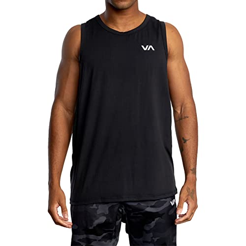 RVCA Herren Sport Vent Tank TOP T-Shirt, schwarz, X-Groß von RVCA