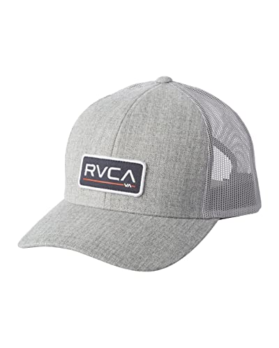 RVCA Herren Ticket Trucker HAT Baseballkappe, grau meliert, Einheitsgröße von RVCA