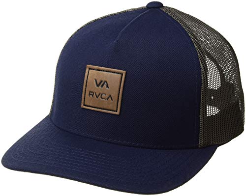 RVCA Herren VA All The Way Curved Brim Trucker HAT Baseballkappe, Navy, Einheitsgröße von RVCA
