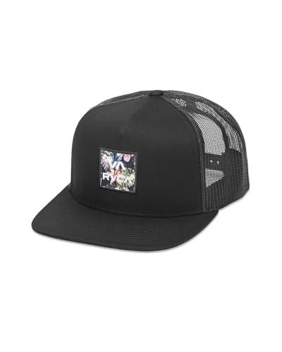 RVCA Herren Va All The Way Print Trucker, Schwarz Multi, Einheitsgröße von RVCA