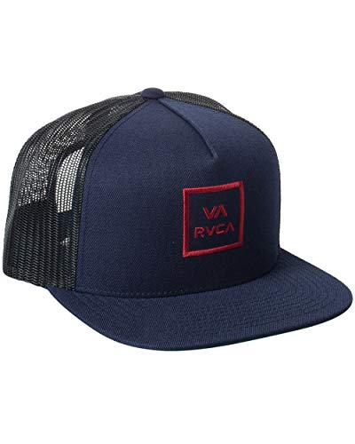 RVCA Herren Verstellbare Snapback Hut, Trucker/Marineblau/Rot, Einheitsgröße von RVCA