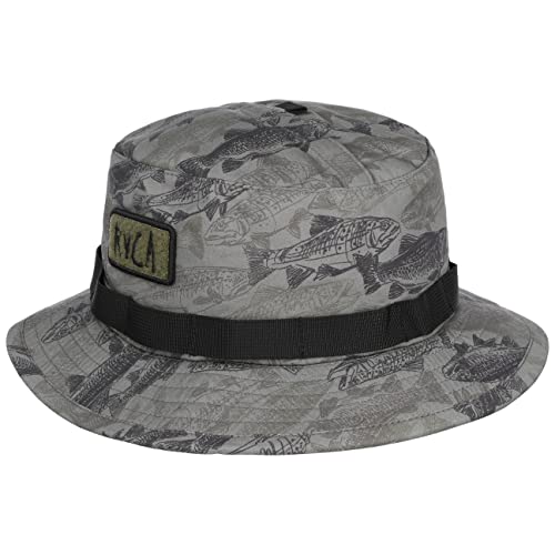 RVCA Horton Bucket Stoffhut Fischerhut Sonnenhut Sommerhut Baumwollhut Damen/Herren - mit Ripsband Sommer Frühling-Sommer - L/XL (58-60 cm) Camouflage von RVCA