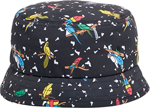 RVCA LP x KLW Bucket Baumwollhut Stoffhut Sommerhut Sonnenhut Fischerhut (S/M (54-57 cm) - schwarz) von RVCA