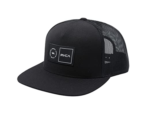 RVCA Mens Trucker Hats - Platform Trucker (Black, One Size) von RVCA