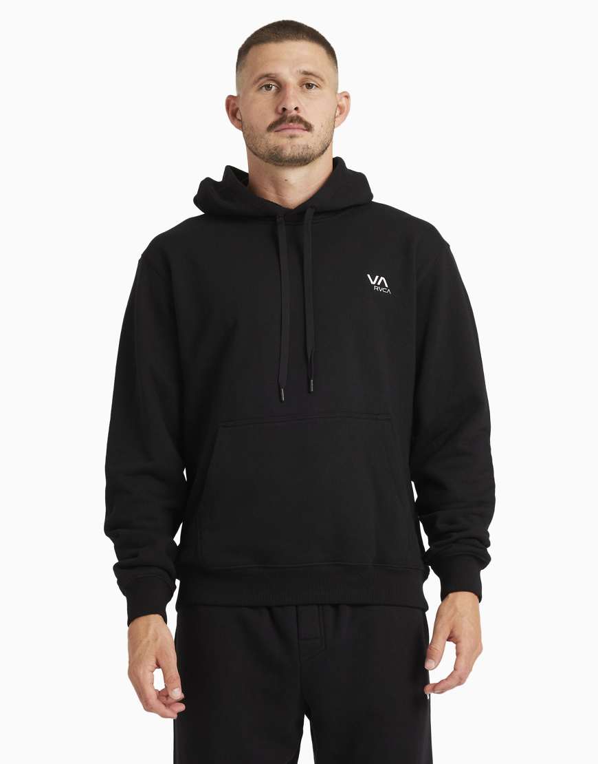 RVCA - Va - Basic-Kapuzenpullover aus Fleece in Schwarz von RVCA