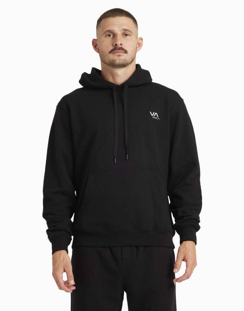 RVCA - Va - Basic-Kapuzenpullover aus Fleece in Schwarz von RVCA