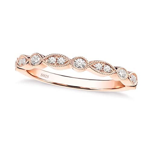 2mm Sterling Silber Silber Ehering Ehering Cubic Zirkonia Halb Eternity Stapelable Ringgröße 3-13 2mm Sterling Silber Silber Ehering Ehering Cubic Zirkonia Halb Eternity Stapelable Ringgröße 3-13 von RVHAOODI