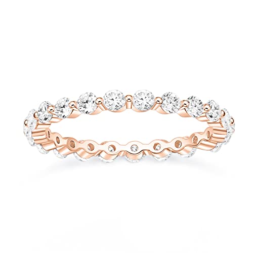 2mm Sterling Silber Silber Ehering Ehering Cubic Zirkonia Voll Eternität Stapelbar Verlobungsring Größe 3-13 2mm Sterling Silber Silber Ehering Ehering Cubic Zirkonia Voll Eternität Stapelbar Verlobungsring Größe 3-13 von RVHAOODI