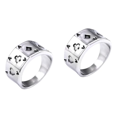 Herren Männer ästhetische exquisite Daumenfinger Sterling Silber Friedensband (Edelstahl) von RVHAOODI