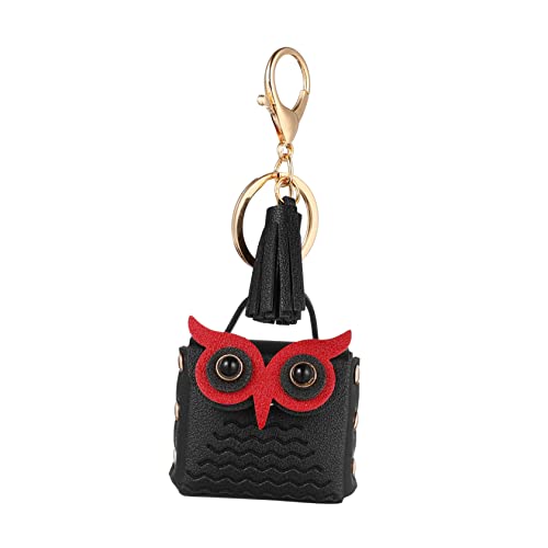 Owl Keychain Eulen Geldbeutel Earphone Hülle Hörphone -Taschen Frauen Armband Handtaschen Ohrhörer Aufbewahrungstasche Ohrhörer Women Brieftaschen Kopfhörer Ohrhörer Key FOB Traging Hülle WLAN -PU von RVHAOODI