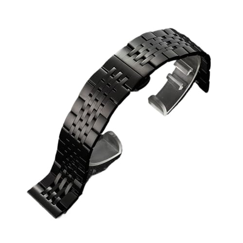 RVHAOODI 1213141516171819202122 23 24mmmsolid Stahlgurt flach/gekreuzte Endband Universal Bracelect von RVHAOODI