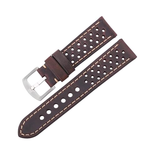 RVHAOODI 18/20/22/24 -mm -Band handgefertigtes Öl gewachertes Kauflattenflügelgurt von RVHAOODI