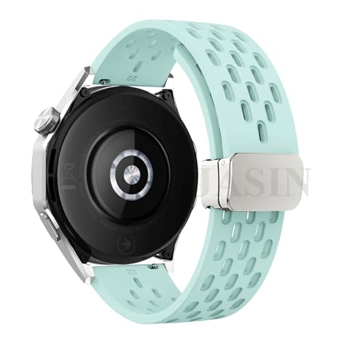 RVHAOODI 18 20 Magnetischer Silikongurt für Uhr GT 5 46 mm 41 mm atmungsaktives Sportband für GT5 Pro GT4 GT3 GT2 Correa Watchbänder von RVHAOODI