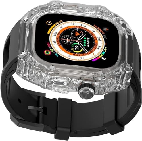 RVHAOODI 44 mm, 45 mm, 49 mm - Transparent Silicon Watch -Gurt für 8 7 6 5 4 Serie - Frauen -Mode -Fashion -Kit - Ersatzzubehör für Uhr von RVHAOODI