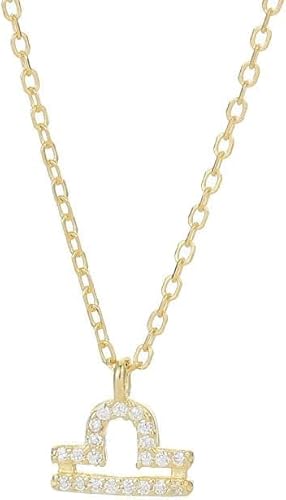 RVHAOODI 925 Sterlingtwelve -Sternbilder Zirkonfrauen und zierliche Schlüsselbeutel Kette Shiny CZ Sternbecher Guardian Choker Party Schmuck Geschenk von RVHAOODI