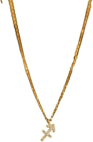 RVHAOODI 925 Sterlingtwelve -Sternbilder Zirkonfrauen und zierliche Schlüsselbeutel Kette Shiny CZ Sternbecher Guardian Choker Party Schmuck Geschenk von RVHAOODI