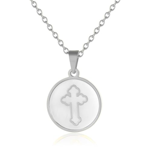 RVHAOODI Accessoires für Männer und Frauen Juwely Shell Cross Anhänger Mode Persönlichkeit Cross Anhänger Halskette Hochzeit Jubiläum, Valentinstag, Weihnachtsgeburtstag Geschenk RVHAOODI Accessoires für Männer und Frauen Juwely Shell Cross Anhänger Mode Persönlichkeit Cross Anhänger Halskette Hochzeit Jubiläum, Valentinstag, Weihnachtsgeburtstag Geschenk von RVHAOODI