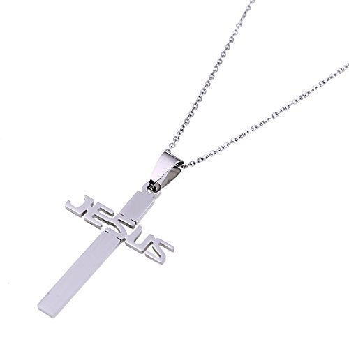 RVHAOODI Accessoires für Männer und Frauen überqueren Anhänger Halskette für Frauen Männer Ketten Schmuck Hochzeitstag, Valentinstag, Weihnachtsgeburtstag Geschenk von RVHAOODI