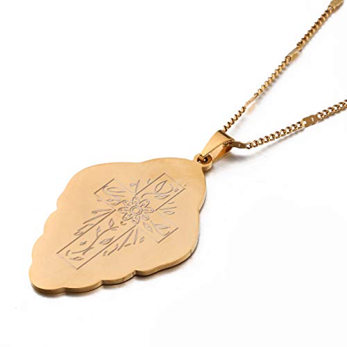 RVHAOODI Accessoires für Männer und Frauen überqueren Anhänger Halsketten Hawaii Mikronesien Chuuk Marshall Relgious Schmuckgeschenke Hochzeitstag, Valentinstag, Weihnachtsgeburtstag Geschenk von RVHAOODI