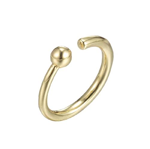 RVHAOODI All-Match-Schmuck Geometrische einfache Ringins weibliche kalte Wind Retro Wassertropfen unregelmäßige Öffnung Damen Rin von RVHAOODI