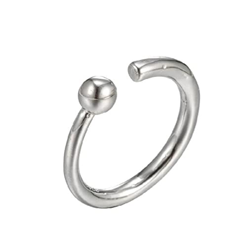 RVHAOODI All-Match-Schmuck Geometrische einfache Ringins weibliche kalte Wind Retro Wassertropfen unregelmäßige Öffnung Damen Rin von RVHAOODI