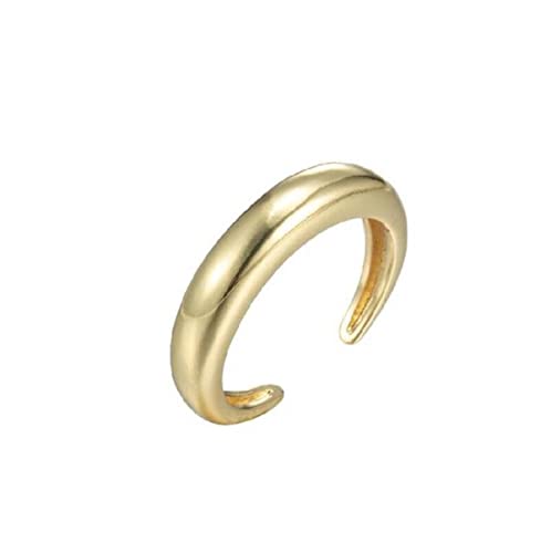 RVHAOODI All-Match-Schmuck Geometrische einfache Ringins weibliche kalte Wind Retro Wassertropfen unregelmäßige Öffnung Damen Rin von RVHAOODI