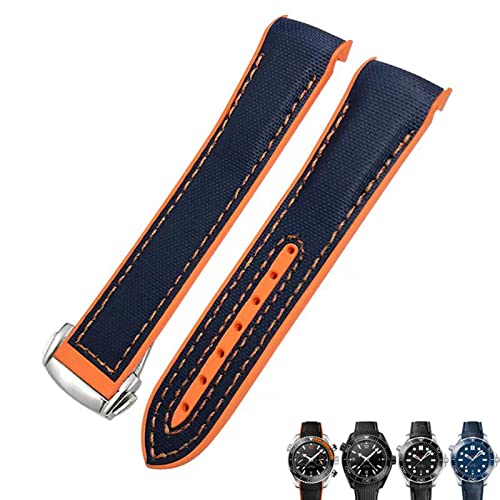 RVHAOODI Bracelet de montre en caoutchouc nylon 21 mm 22 mm 19 mm 20 mm pour Omega Strap Planet Ocean 300 RVHAOODI Bracelet de montre en caoutchouc nylon 21 mm 22 mm 19 mm 20 mm pour Omega Strap Planet Ocean 300 von RVHAOODI