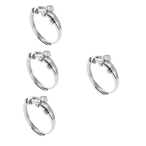 RVHAOODI Chic Bangles Statement Halskette sperrig mittlerer Frauen Gold Ohrfinger Schicht Silber von RVHAOODI