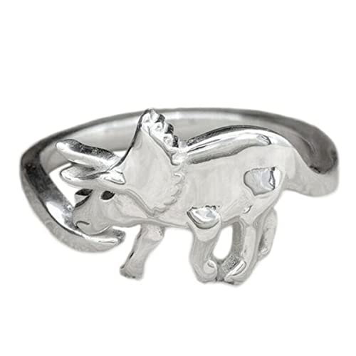 RVHAOODI Dinosaurier Ring kühles Schmuck Spielzeug süßes Tier offen verstellbarer Spezialtemperament Ring Geschenk für Frauenringe von RVHAOODI