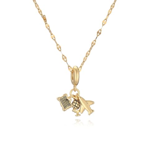 RVHAOODI Elegante Zirkonia Halskette Kamera Anhänger Halskette Kette Halskette Mode Schmuck für Modeliebhaber von RVHAOODI