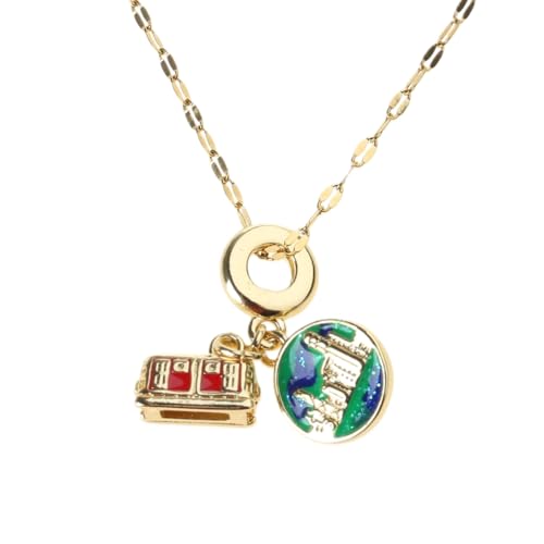 RVHAOODI Elegante Zirkonia Halskette Kamera Anhänger Halskette Kette Halskette Mode Schmuck für Modeliebhaber von RVHAOODI