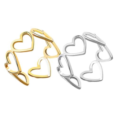 RVHAOODI Fingerfrauen Engagement Ornament Ringe von RVHAOODI