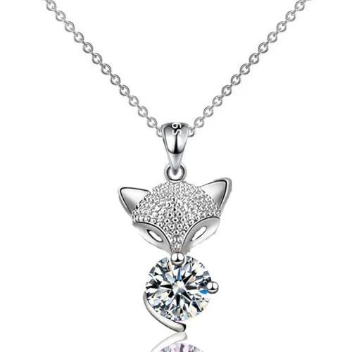 RVHAOODI Fuchs Halskette für Frauen und Männer, Kristall Fuchs Malerei Anhänger Schmuckkugelketten Halskette, Fuchsmädchen initiale Halskette, Fuchsschmuck für Frauen, Therian Schmuck Urlaub RVHAOODI Fuchs Halskette für Frauen und Männer, Kristall Fuchs Malerei Anhänger Schmuckkugelketten Halskette, Fuchsmädchen initiale Halskette, Fuchsschmuck für Frauen, Therian Schmuck Urlaub von RVHAOODI