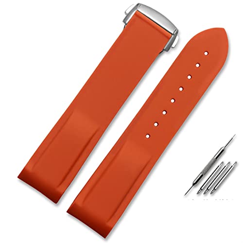 RVHAOODI Geeignet für Omega Watchband 20mm 22 mm Silikon -Uhrenband mit faltbarem Verschluss gebogen RVHAOODI Geeignet für Omega Watchband 20mm 22 mm Silikon -Uhrenband mit faltbarem Verschluss gebogen von RVHAOODI